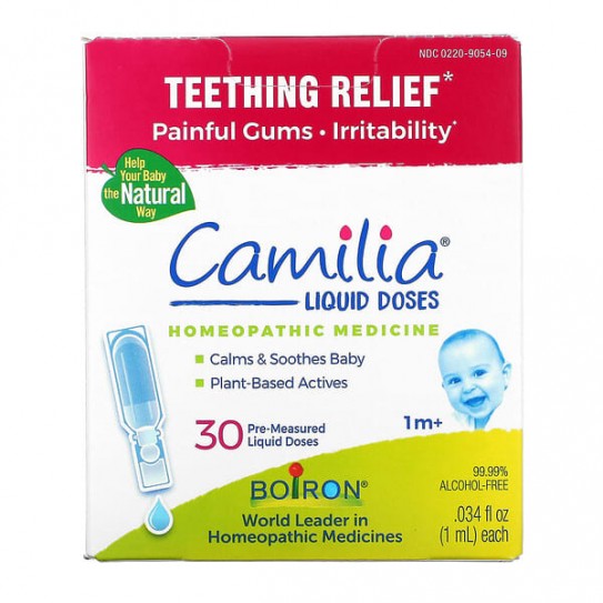 Boiron, Camilia Teething Relief 1 Month+ (30 доз), от зубной боли